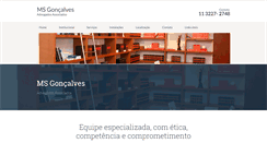 Desktop Screenshot of msgoncalves.com.br